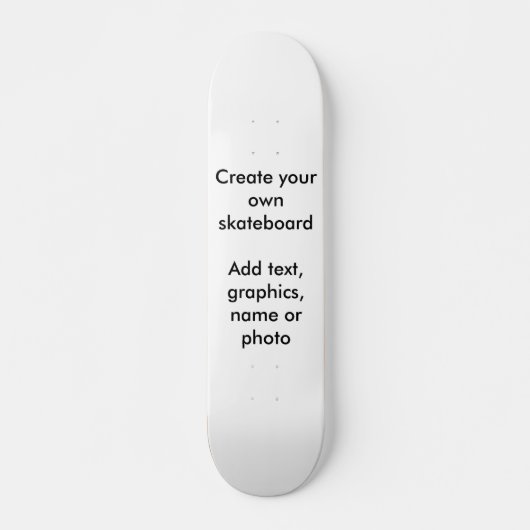 Maak je eigen skateboardVoeg tekst, afbeeldingen,  Skateboard (Voorkant)