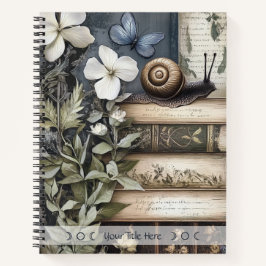 Maak je eigen slakkenkruidleerboeken botanisch notitieboek