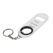 Mini Flessenopener met Sleutelhanger (Voorkant Gekanteld)