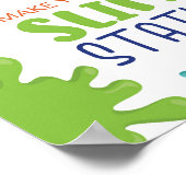 Maak je eigen slijmteken voor slijmverjaardag poster (Hoek)