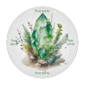 Maak Je Eigen Smaragdgroene Kristallen Snijplank (Voorkant)