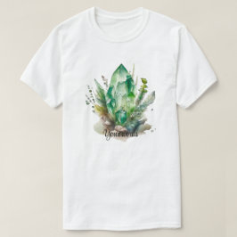 Maak Je Eigen Smaragdgroene Kristallen T-shirt