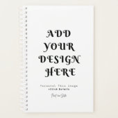 Maak je eigen softcover spiraalplanner planner (Voorkant)