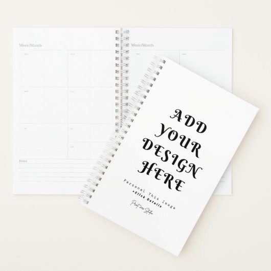 Maak je eigen softcover spiraalplanner planner (Display)