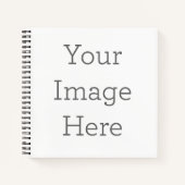 21,6 x 21,6 cm deluxe spiraalnotitieboek (Voorkant)