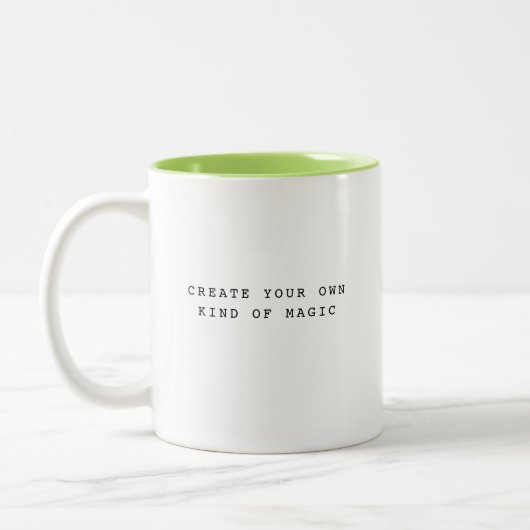 Maak Je Eigen Soort Magie Typography Mok (Links)