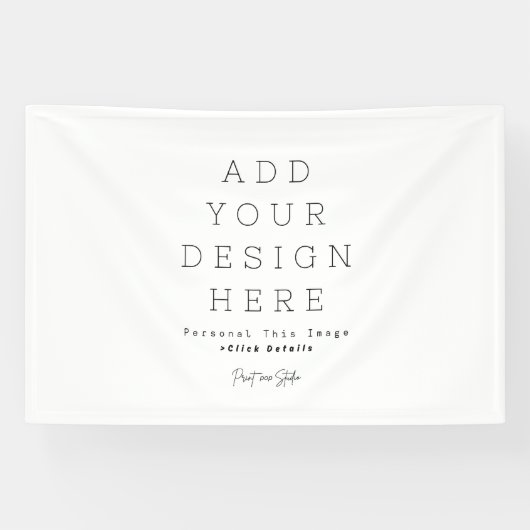 Maak Je Eigen Spandoek (Horizontaal)
