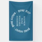 Maak je eigen spandoek (Verticaal)