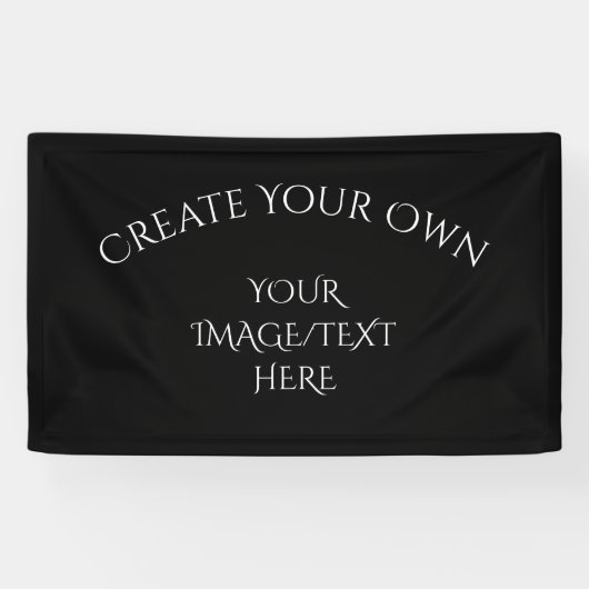 Maak je eigen spandoek (Horizontaal)