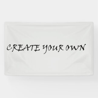 Maak je eigen spandoek