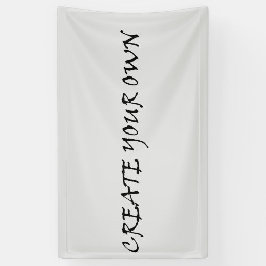 Maak je eigen spandoek (Verticaal)