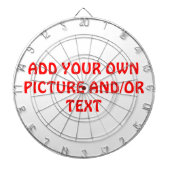 MAAK JE EIGEN SPECIALE DART BOARD DARTBORD (Voorkant)