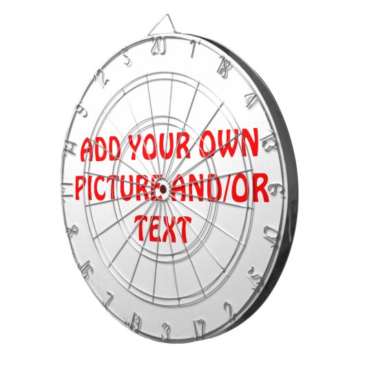 MAAK JE EIGEN SPECIALE DART BOARD DARTBORD (Voorkant Rechts)