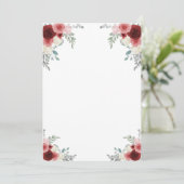 Maak je eigen spel Champagne Bloemenfeestje Kaart (Staand voorkant)