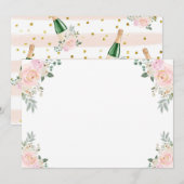 Maak je eigen spelletje champagne kaart (Voorkant / Achterkant)