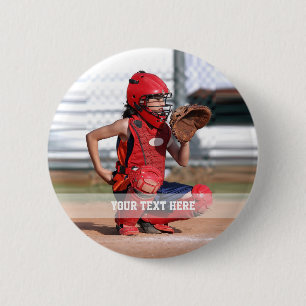 Maak Je Eigen Sportfoto Ronde Button 5,7 Cm