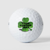 Maak je eigen St Patrick's Day Shamrock golfballen (Voorkant)