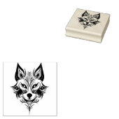 Maak Je Eigen Stamvos Geest Totem Dier Rubberstempel (Gestempeld)