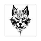 Maak Je Eigen Stamvos Geest Totem Dier Rubberstempel (Afrduk)