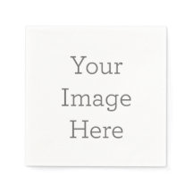 Maak je eigen standaard cocktail papieren servet