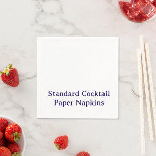Maak Je Eigen Standaard Cocktail Papieren Servet