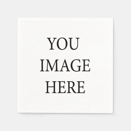 Maak je eigen standaard cocktail papieren servet (Voorkant)