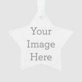 Acryl ornament, Acryl Ster Ornament (voorkant)