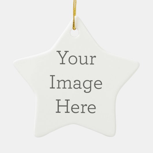 Keramisch ster ornament (Voorkant)