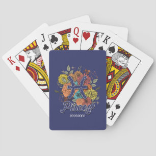 Maak Je Eigen Sterrenbloemige Vissen Sterrenbeeld Pokerkaarten