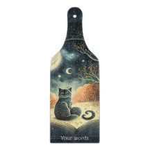 Maak Je Eigen Sterrennacht Mystieke Zwarte Kat