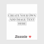 Maak je eigen  sticker (Vel)