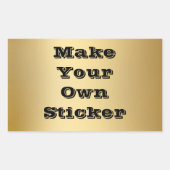 Maak je eigen Sticker (Voorkant)