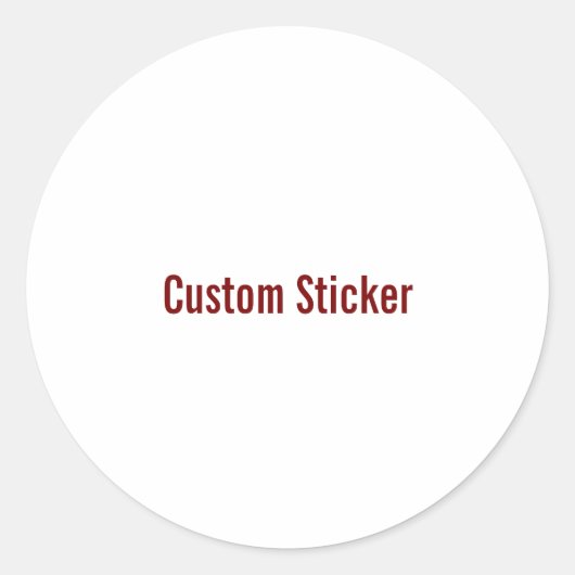 Maak Je Eigen Sticker (Voorkant)