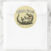 Maak Je Eigen Sticker - Aangepast Krokodilontwerp (Tas)