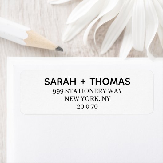 Maak je eigen sticker voor gastnaam en -adres (Insitu)