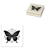 Maak Je Eigen Stralende Vlinderembleem Rubberstempel (Gestempeld)
