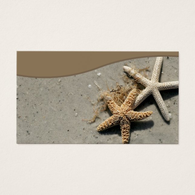 Maak je eigen strand Kaarten Visitekaartje (Voorkant)