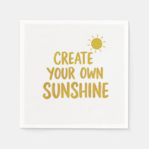 Maak je eigen sunshine citaat op