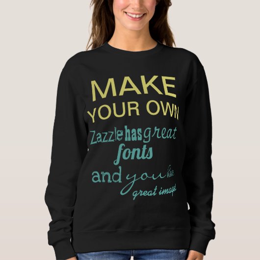 Maak je eigen sweatshirt (Voorkant)