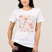 Maak je eigen T-shirt Artsy Flowers Upload afbeeld (Voorkant)