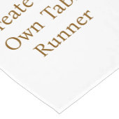 Maak Je Eigen Tafel Runner Korte Tafelloper (Hoek)