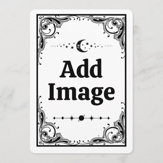 Maak Je Eigen Tarot Verjaardag Celestiale Astrolog Kaart (Voorkant)