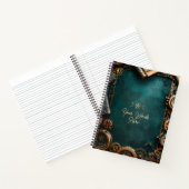 Maak Je Eigen Teal Steampunk Journals Notitieboek (Binnen)