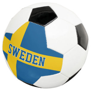 Maak je eigen teamvoetbal met Zweedse vlag Voetbal