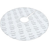 Gepersonaliseerd Kerstboom Kleed, Geborsteld Polyester (Gekanteld)