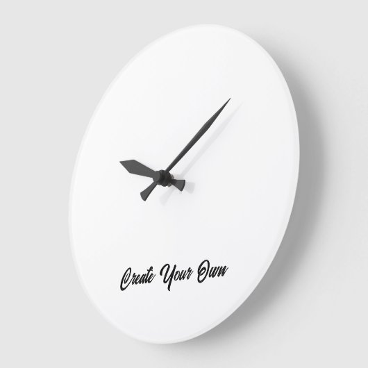 Maak je eigen tekst en ontwerp :-) grote klok (Hoek)