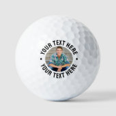 Maak je Eigen Tekst Foto Golfballen (Voorkant)