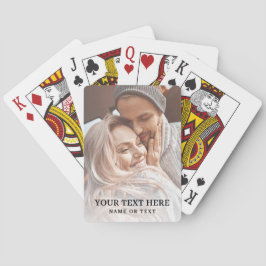 Maak Je Eigen Tekst Foto Pokerkaarten