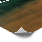 Maak je eigen tekst Inspirerend Motivatie Poster (Hoek)