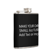 Maak je eigen tekst of foto kleine 6oz heupfles (Rechts)